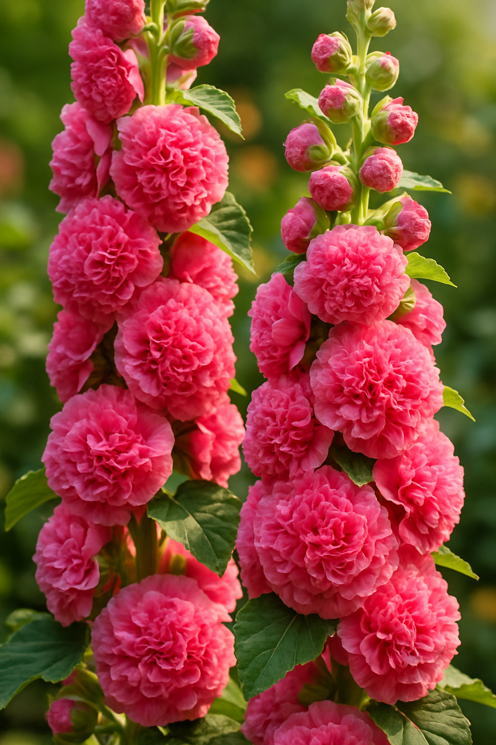 Magic Hollyhocks