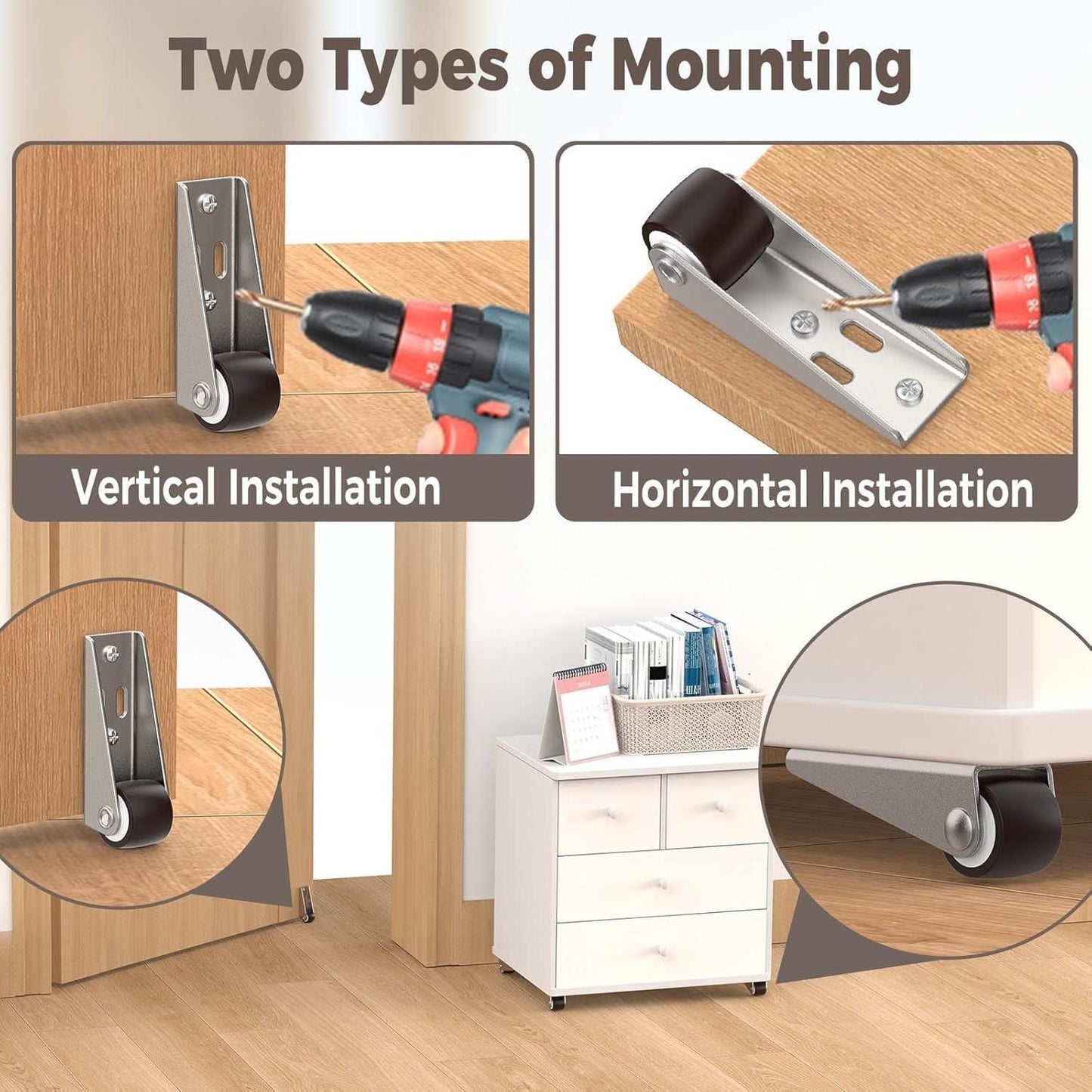 EasyRoll Wheels (4 Pc Set)
