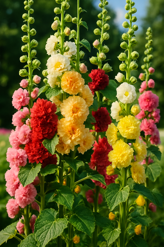 Magic Hollyhocks